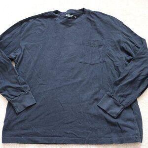 Abercrombie & Fitch Long Sleeve Pocket Tee - Black